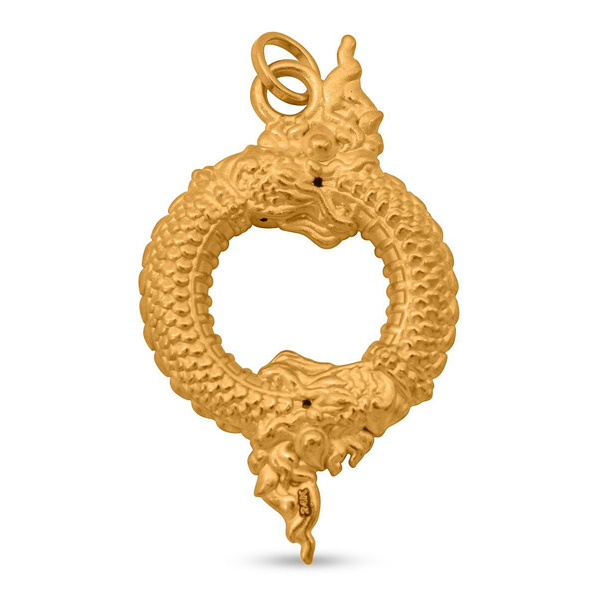 Electroform Dragon Pendant in 24K Yellow Gold 1.5 Grams