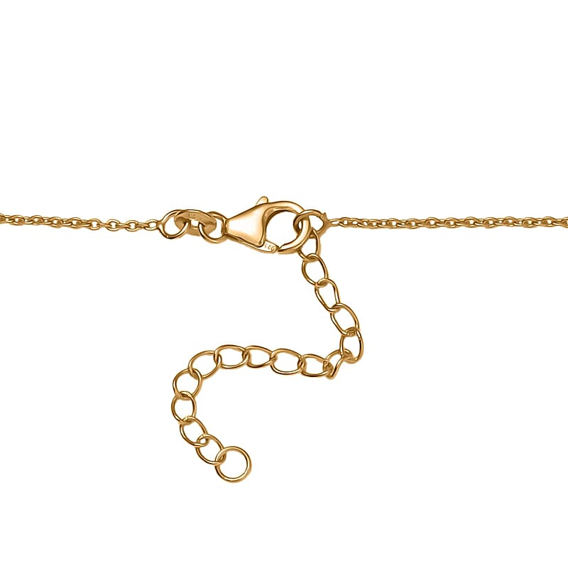 D'Joy Madagascar Yellow Sapphire and Multi Gemstone 2.50 ctw Snake Necklace in 18K Vermeil Yellow Gold Over Sterling Silver 20 Inches
