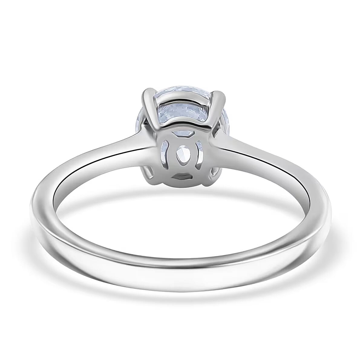 IGI Certified Luxuriant Lab Grown Diamond E-F VS 1.00 ctw Ring in 950 Platinum (Size 5.0) image number 8