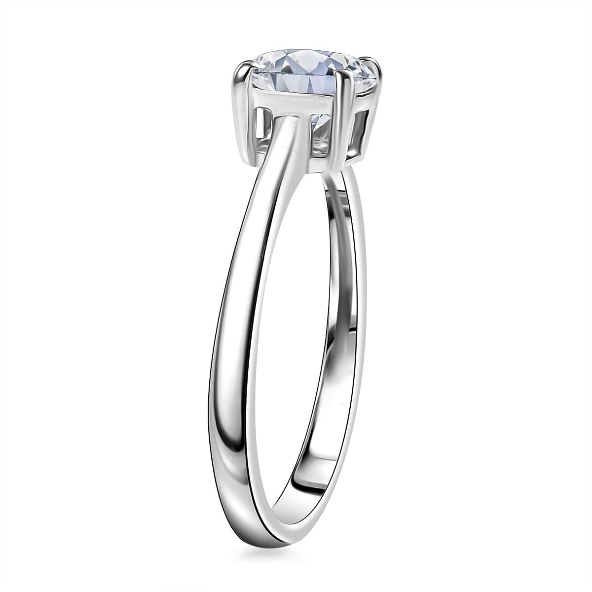 IGI Certified Luxuriant Lab Grown Diamond E-F VS 1.00 ctw Ring in 950 Platinum (Size 6.0) image number 3