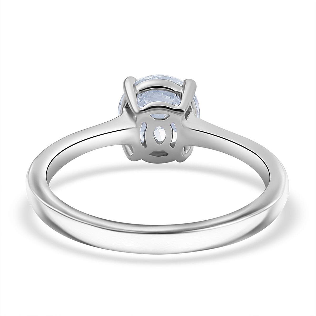 IGI Certified Luxuriant Lab Grown Diamond E-F VS 1.00 ctw Ring in 950 Platinum (Size 6.0) image number 4