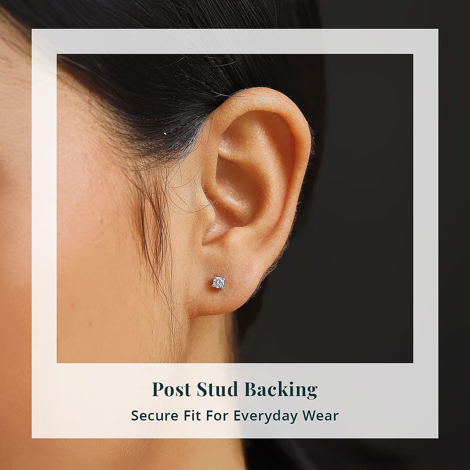 Luxuriant Lab Grown Diamond E-F VS 0.50 ctw Stud Earrings in 14K Yellow Gold