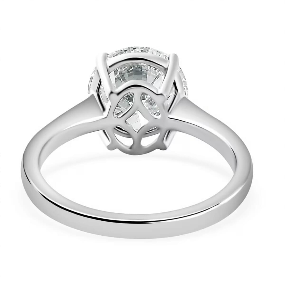 IGI Certified Luxuriant Lab Grown Diamond E-F VS 2.00 ctw Ring in 950 Platinum image number 8