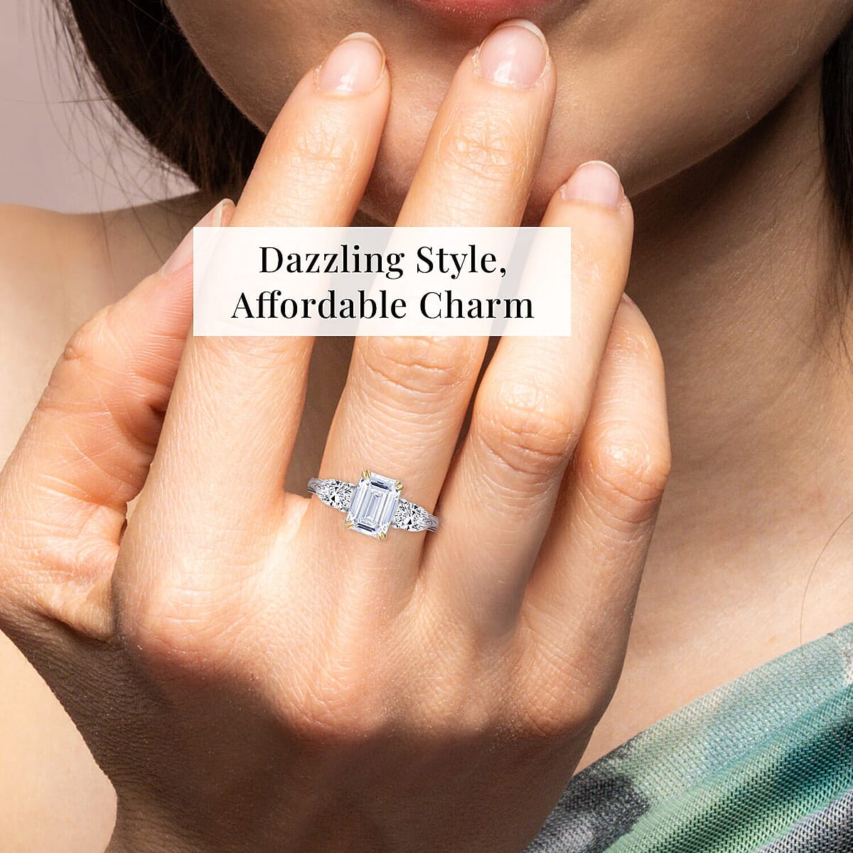 IGI Certified Luxuriant Lab Grown Diamond E-F VS2 2.00 ctw Ring in 950 Platinum (Size 10.0) (Del. in 10-12 Days) image number 1