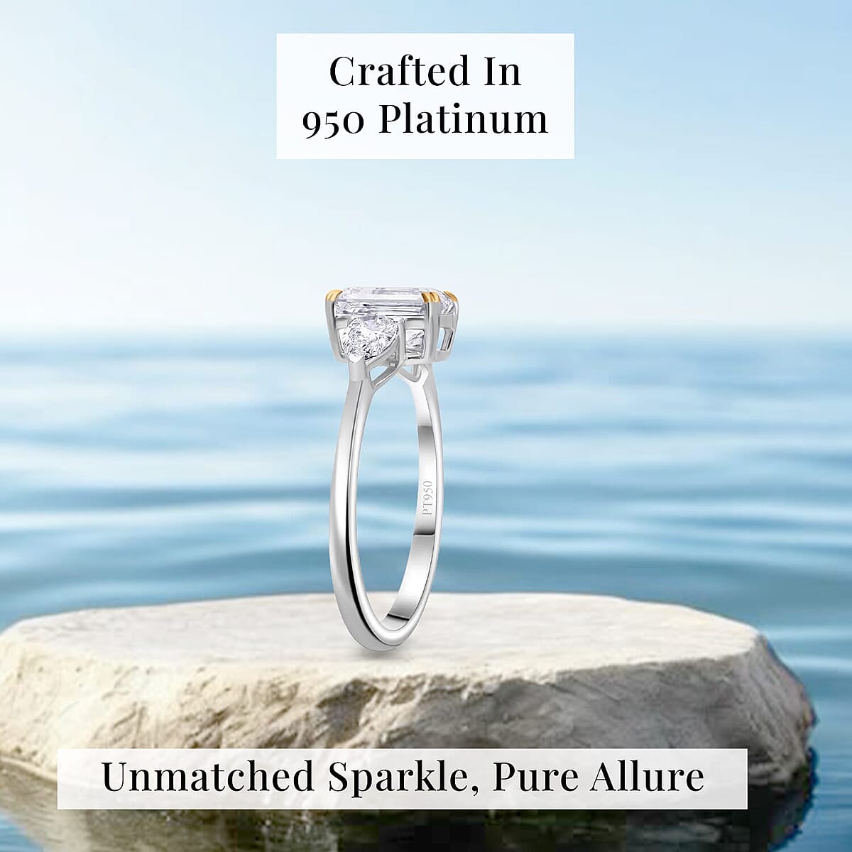 IGI Certified Luxuriant Lab Grown Diamond E-F VS2 2.00 ctw Ring in 950 Platinum (Size 10.0) (Del. in 10-12 Days) image number 2