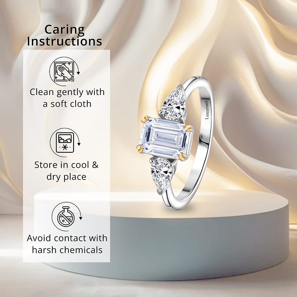 IGI Certified Luxuriant Lab Grown Diamond E-F VS2 2.00 ctw Ring in 950 Platinum (Size 10.0) (Del. in 10-12 Days) image number 6