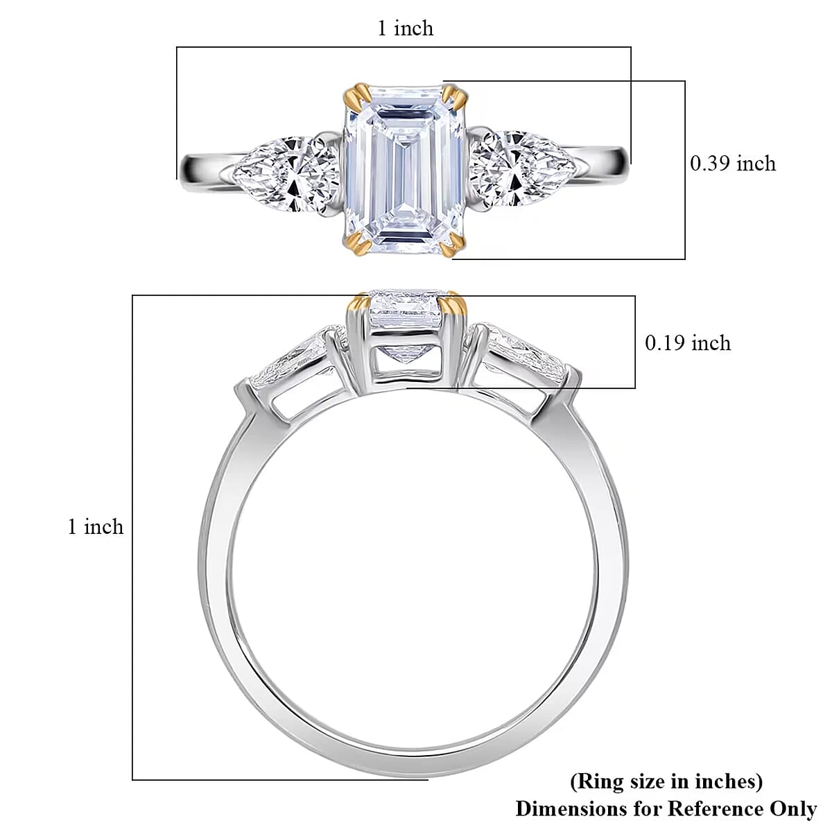 IGI Certified Luxuriant Lab Grown Diamond E-F VS2 2.00 ctw Ring in 950 Platinum (Size 10.0) (Del. in 10-12 Days) image number 7
