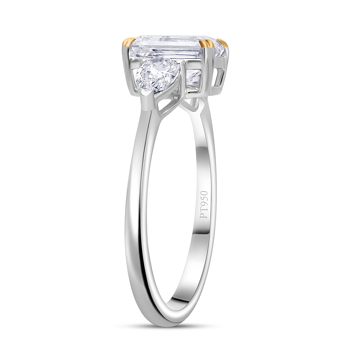IGI Certified 950 Platinum Luxuriant Lab Grown Diamond (E-F, VS2) Ring (Size 11.0) 2.00 ctw