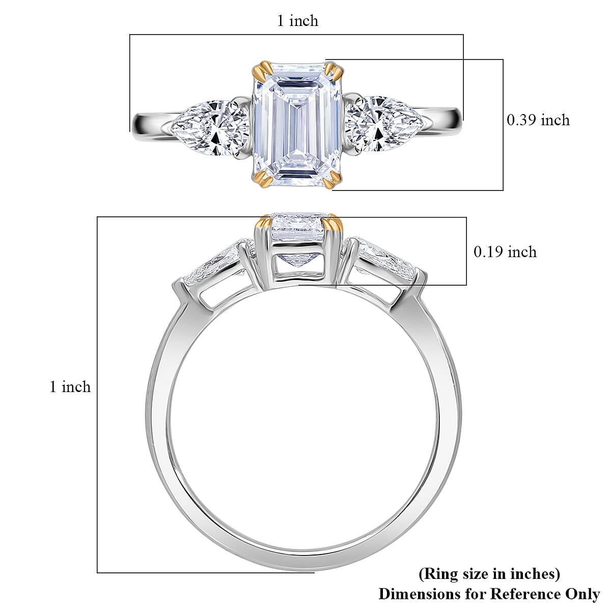 IGI Certified 950 Platinum Luxuriant Lab Grown Diamond (E-F, VS2) Ring (Size 11.0) 2.00 ctw