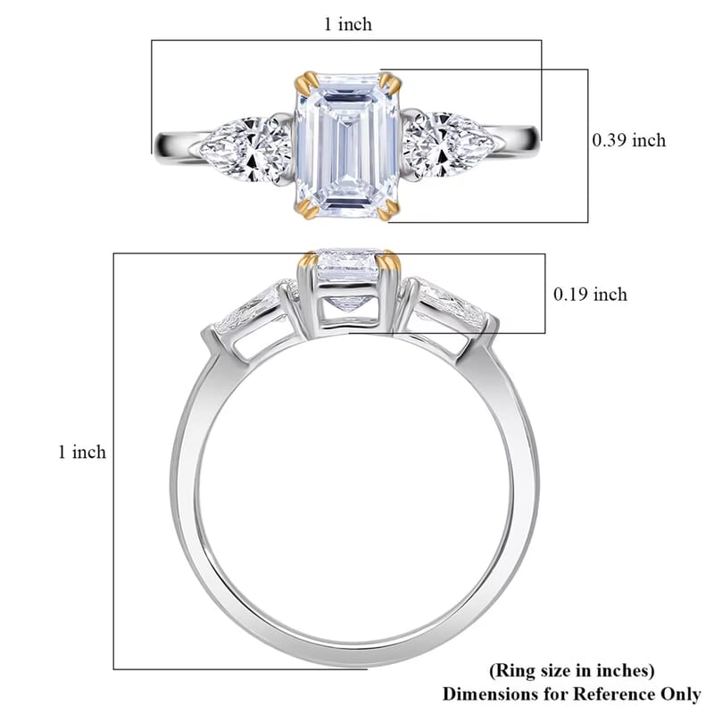 IGI Certified 950 Platinum Luxuriant Lab Grown Diamond (E-F, VS2) Ring (Size 13.0) 2.00 ctw