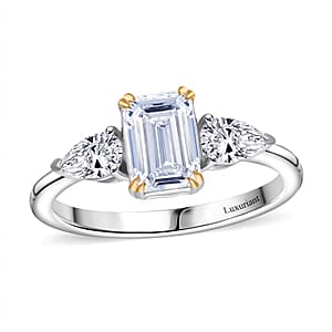 IGI Certified 950 Platinum Luxuriant Lab Grown Diamond (E-F, VS2) Ring (Size 8.5) 2.00 ctw
