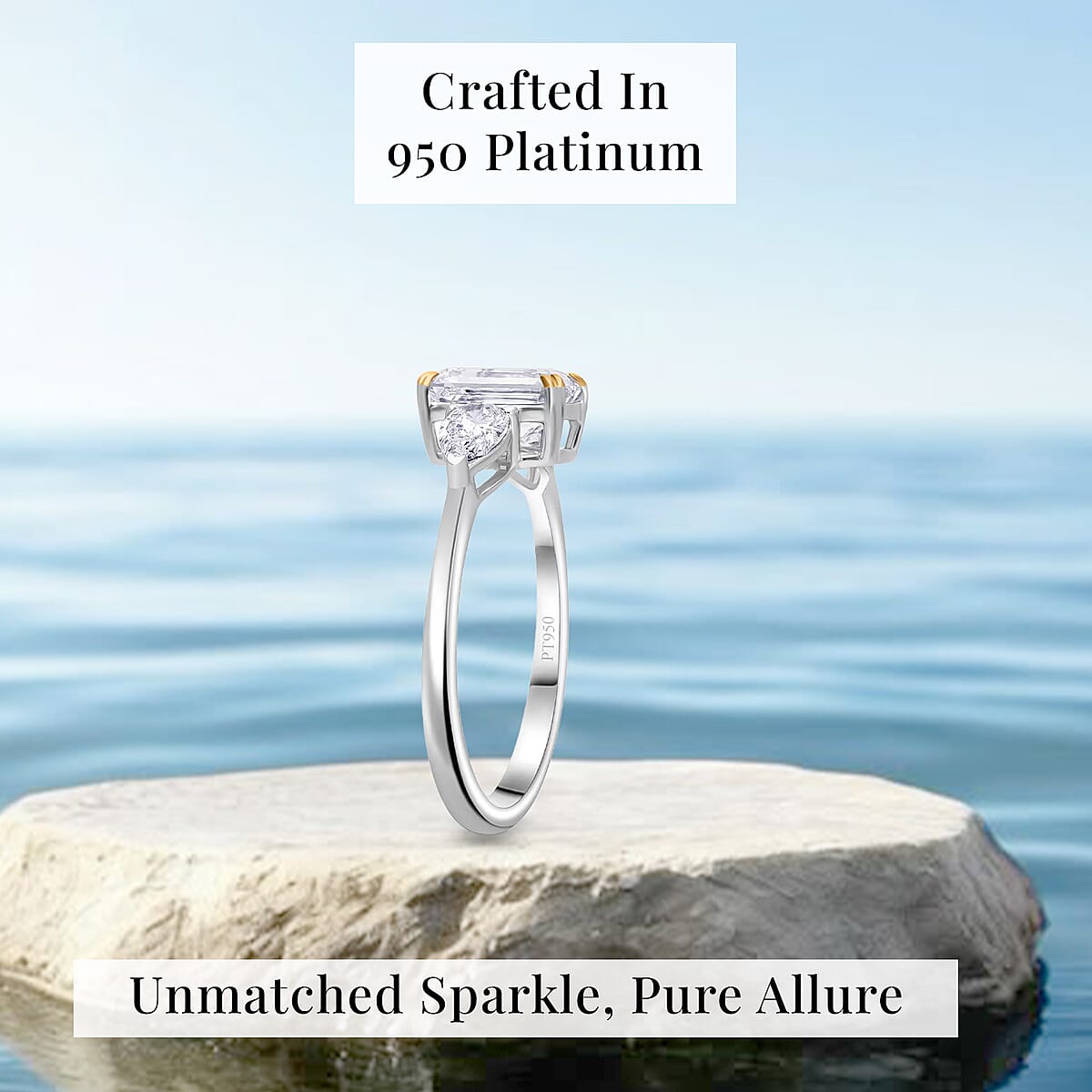 IGI Certified Luxuriant Lab Grown Diamond E-F VS2 2.00 ctw Ring in 950 Platinum (Size 9.0) (Del. in 10-12 Days) image number 2