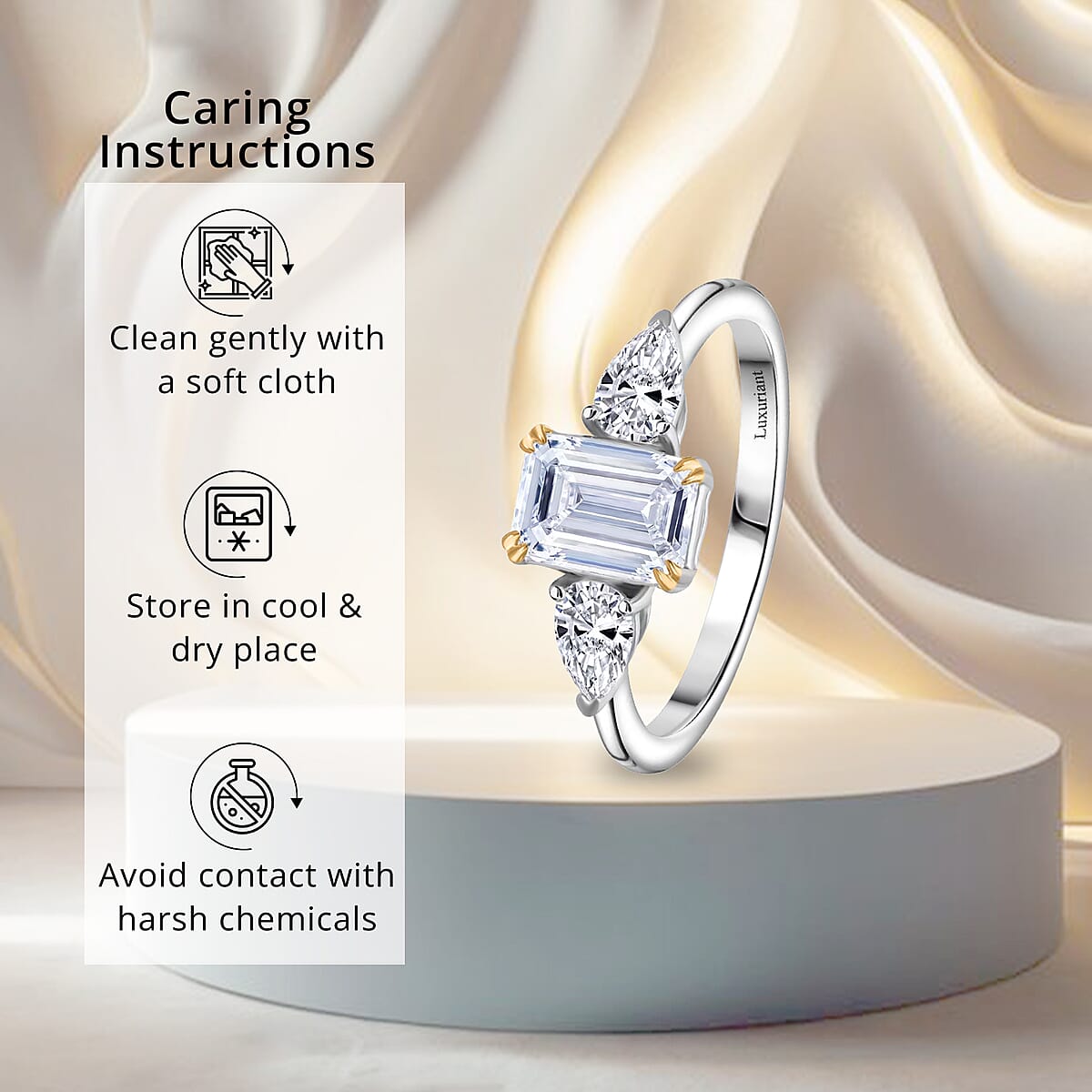 IGI Certified Luxuriant Lab Grown Diamond E-F VS2 2.00 ctw Ring in 950 Platinum (Size 9.0) (Del. in 10-12 Days) image number 6