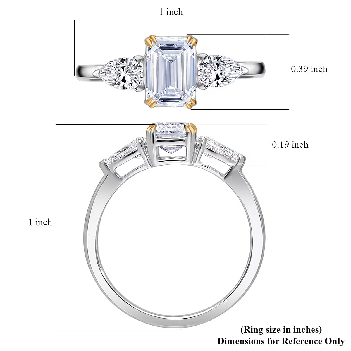 IGI Certified Luxuriant Lab Grown Diamond E-F VS2 2.00 ctw Ring in 950 Platinum (Size 9.0) (Del. in 10-12 Days) image number 7