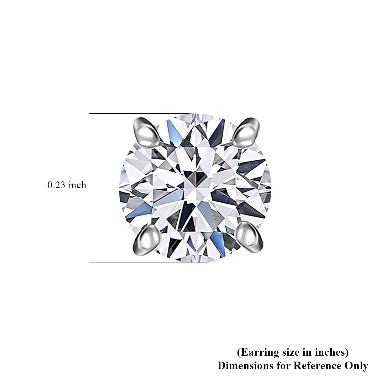 IGI certified Luxuriant Lab Grown Diamond E-F VS 1.50 ctw Stud Earrings in 950 Platinum