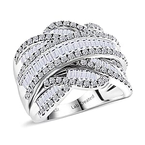 Mystic Luxuriant Lab Grown Diamond G VS 3.00 Ring in 10K White Gold (Size 7.0)