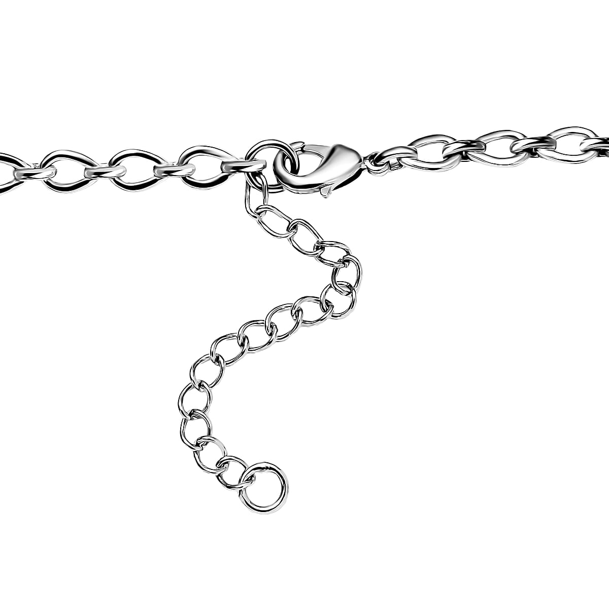 EverTrue Elite Shungite 12.50 ctw Necklace Platinum Over Copper 18 Inches image number 4