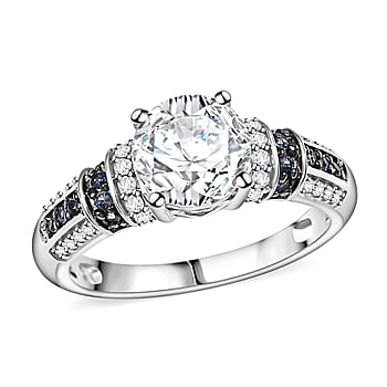 Moissanite & Blue Sapphire / 10 - Product card gallery slide 1 (10177937899833)