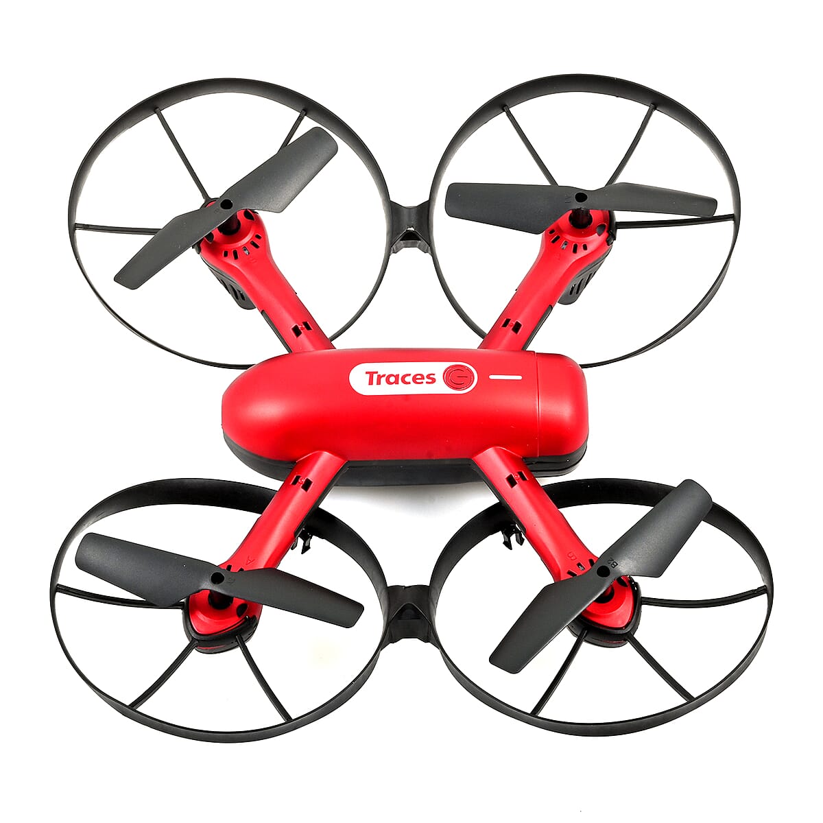 Red 4-Axis Aerocraft Remote Control Toy with Remote and Gloves image number 1