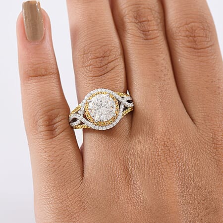 Moissanite & Yellow Sapphire / 10 - Product card gallery slide 3 (10177938784569)