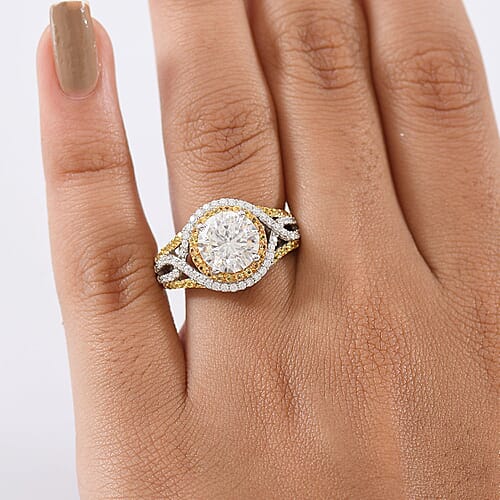 Moissanite & Yellow Sapphire / 10 - Product card gallery slide 3 (9432658444543)