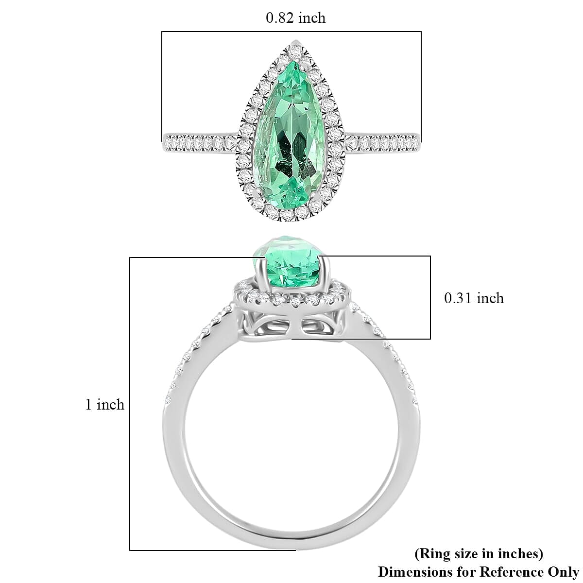 Rhapsody AAAA Boyaca Colombian Emerald and E-F VS Diamond 2.60 ctw Ring in 950 Platinum (Size 8.0) 5.45 Grams image number 5