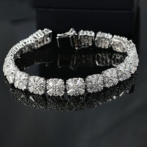 Rhodium Over Sterling Silver - Product card gallery slide 2 (10177941406009)