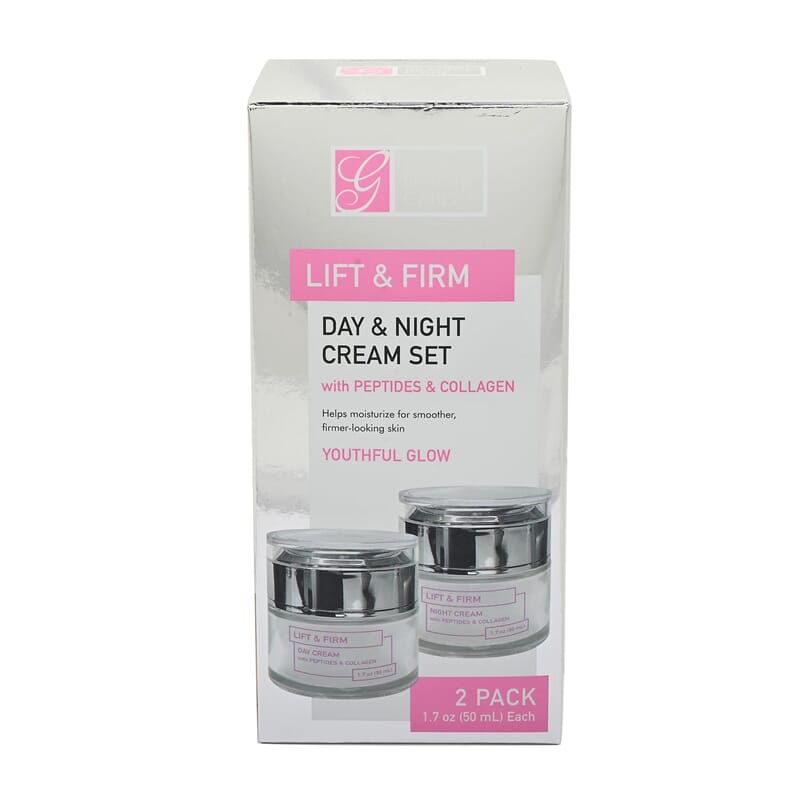 Global Beauty Care Day & Night Lift & Firm Cream Sets 2ct