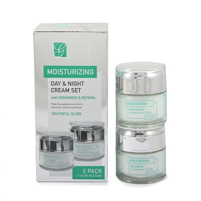 Global Beauty Care Day & Night Moisturizing Cream Sets 2ct