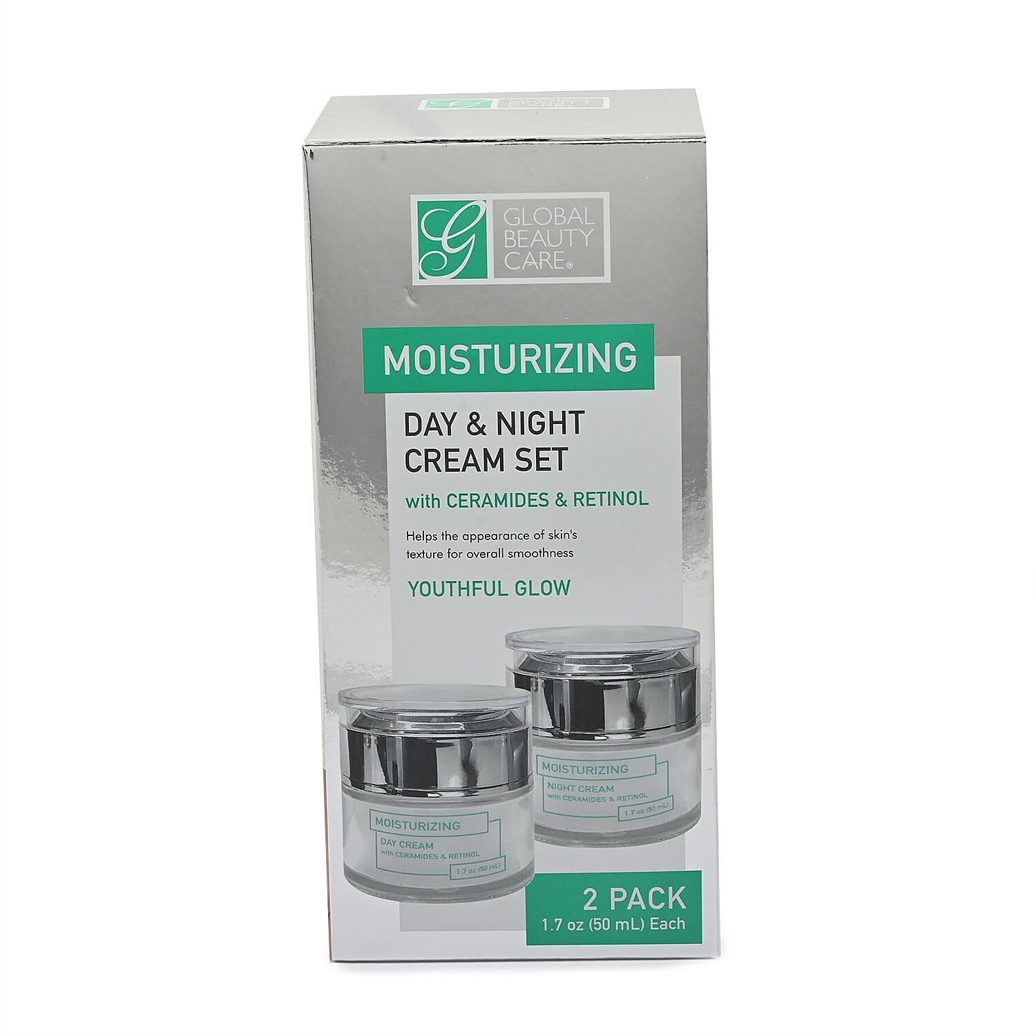 Global Beauty Care Day & Night Moisturizing Cream Sets 2ct