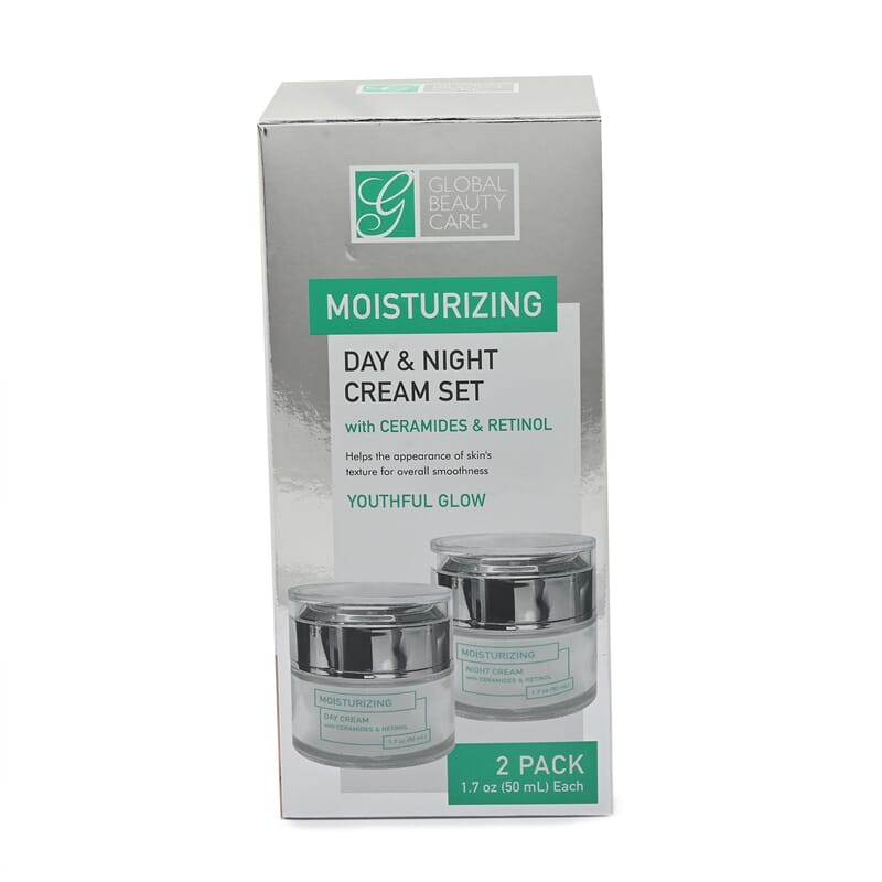 Global Beauty Care Day & Night Moisturizing Cream Sets 2ct
