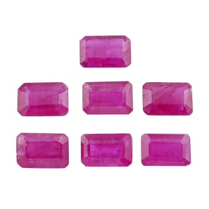 Set of 7 AAA Montepuez Ruby (Oct 6x4 mm) 5.00 ctw