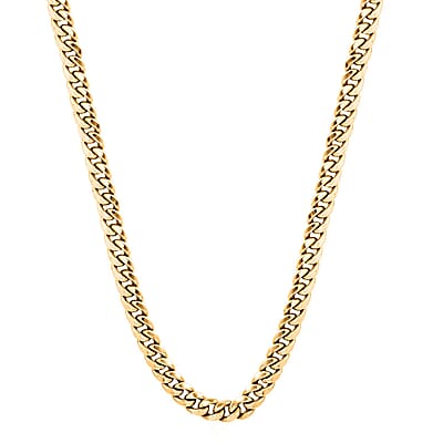 14K Yellow Gold 4.20mm Miami Cuban Chain Necklace 22 Inches 26.58 Grams