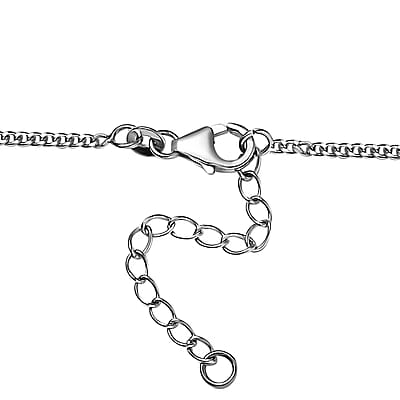 Luxuriant Lab Grown Diamond G-H SI 2.50 ctw Celestial Cascade Necklace in Rhodium Over Sterling Silver 18 Inches