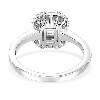 D'Joy Premium Mangoro Aquamarine and Multi Gemstone 1.00 ctw Ocean Serenade Ring in 18K Vermeil RG and Rhodium Over Sterling Silver (Size 10.0)