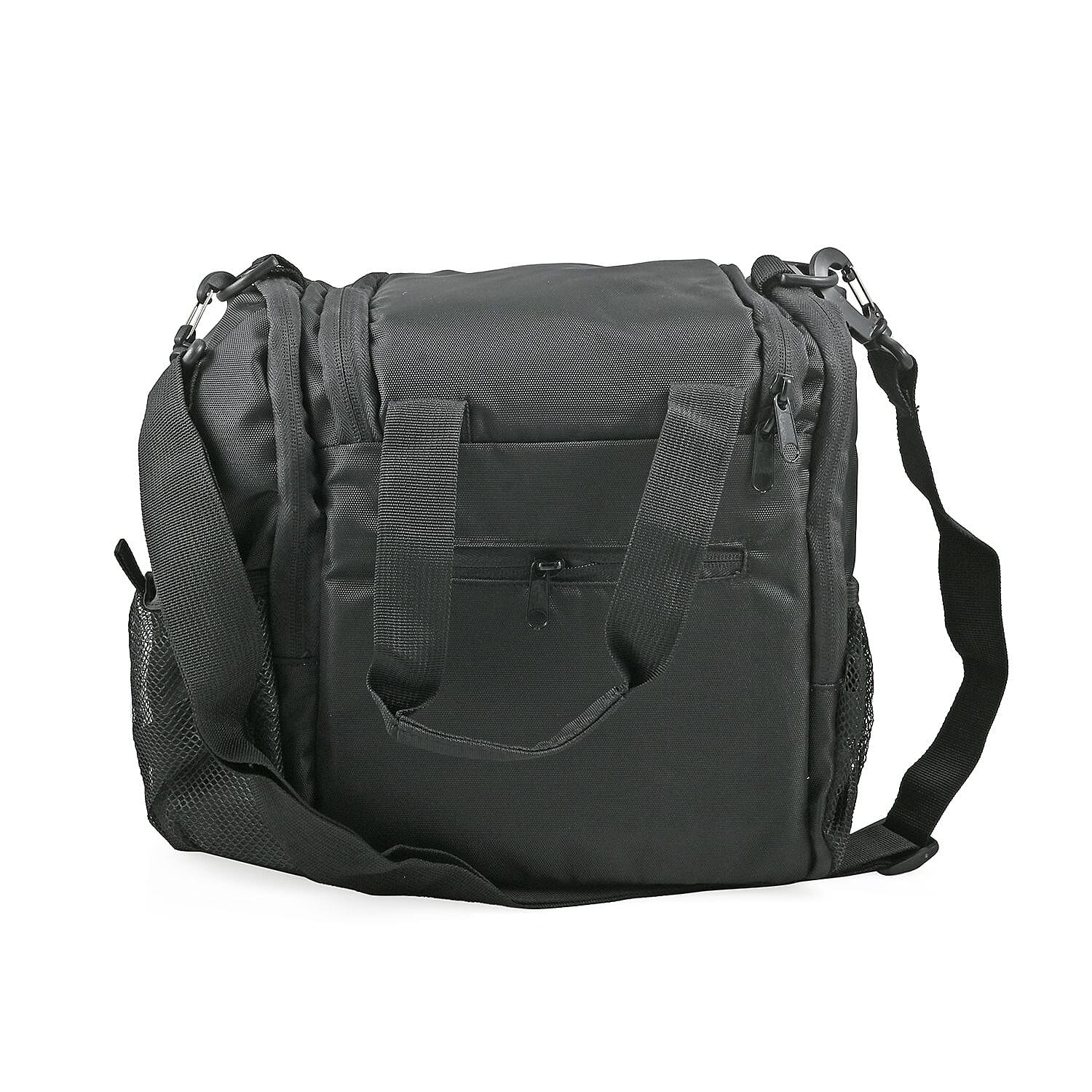 Tony Little Fitbag on the Go Meal Prep Multi Compartment Kit -Black