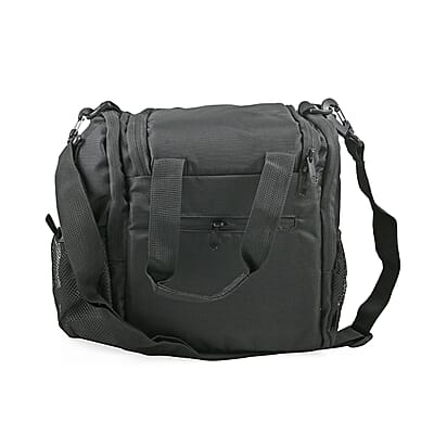 Tony Little Fitbag on the Go Meal Prep Multi Compartment Kit -Black