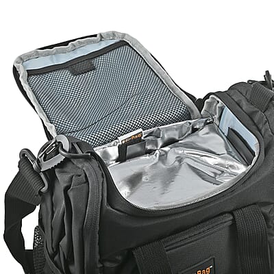 Tony Little Fitbag on the Go Meal Prep Multi Compartment Kit -Black