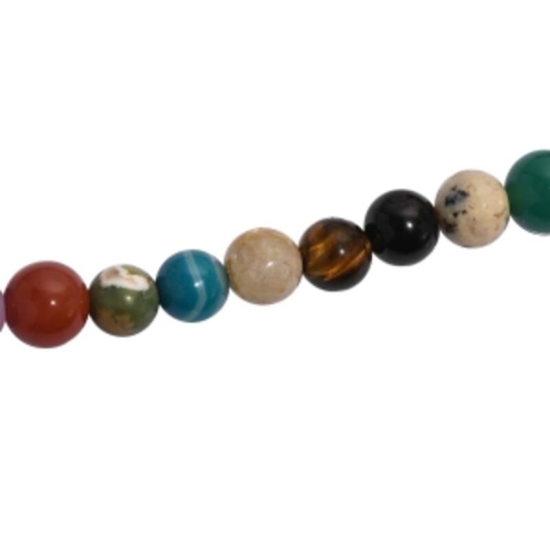 Multi Gemstones 500.00 ctw Necklace (36 Inches)