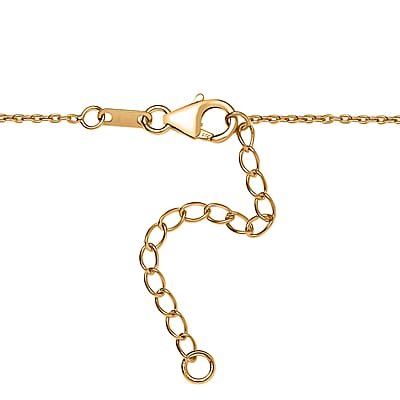 D'Joy Premium Brazilian Heliodor and Multi Gemstone 12.75 ctw Necklace in 18K Vermeil Yellow Gold Over Sterling Silver 18 Inches