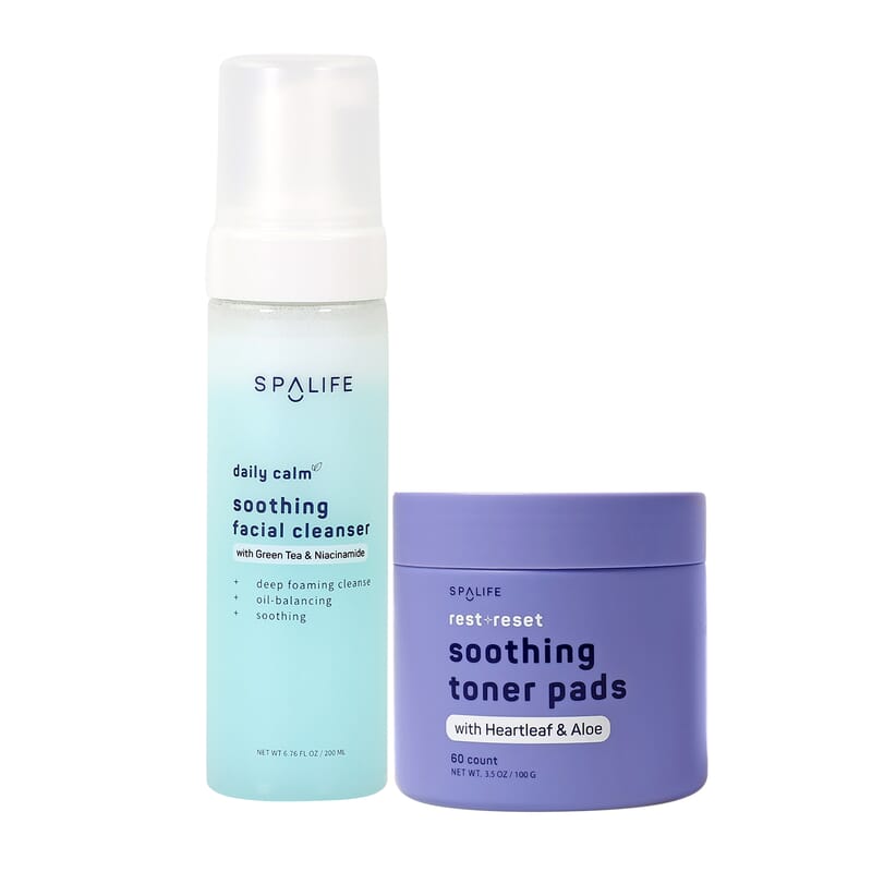 SpaLife Soothing Cleanse & Tone Duo Pack