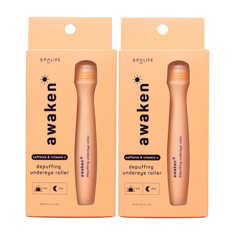 SpaLife Awaken Depuffing Undereye Roller 2 pack
