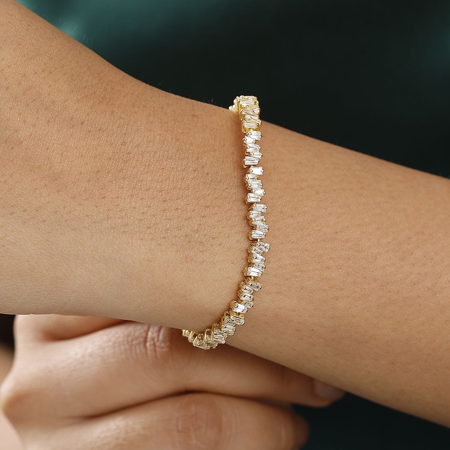 Yellow Gold Over Sterling Silver / 7.25 Inches - Product card gallery slide 3 (10146008006939)