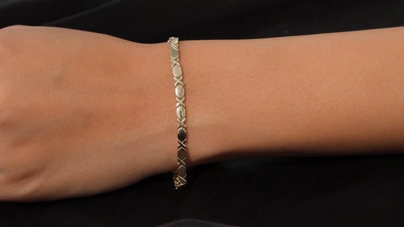 Eternal Weave Bracelet in 10K Yellow Gold (7.25 In) 5.40 Grams (Del. In 12-15 Days)