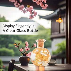 22K Gold Fortuna Flakes in Glass Bottle Handmade in Spain