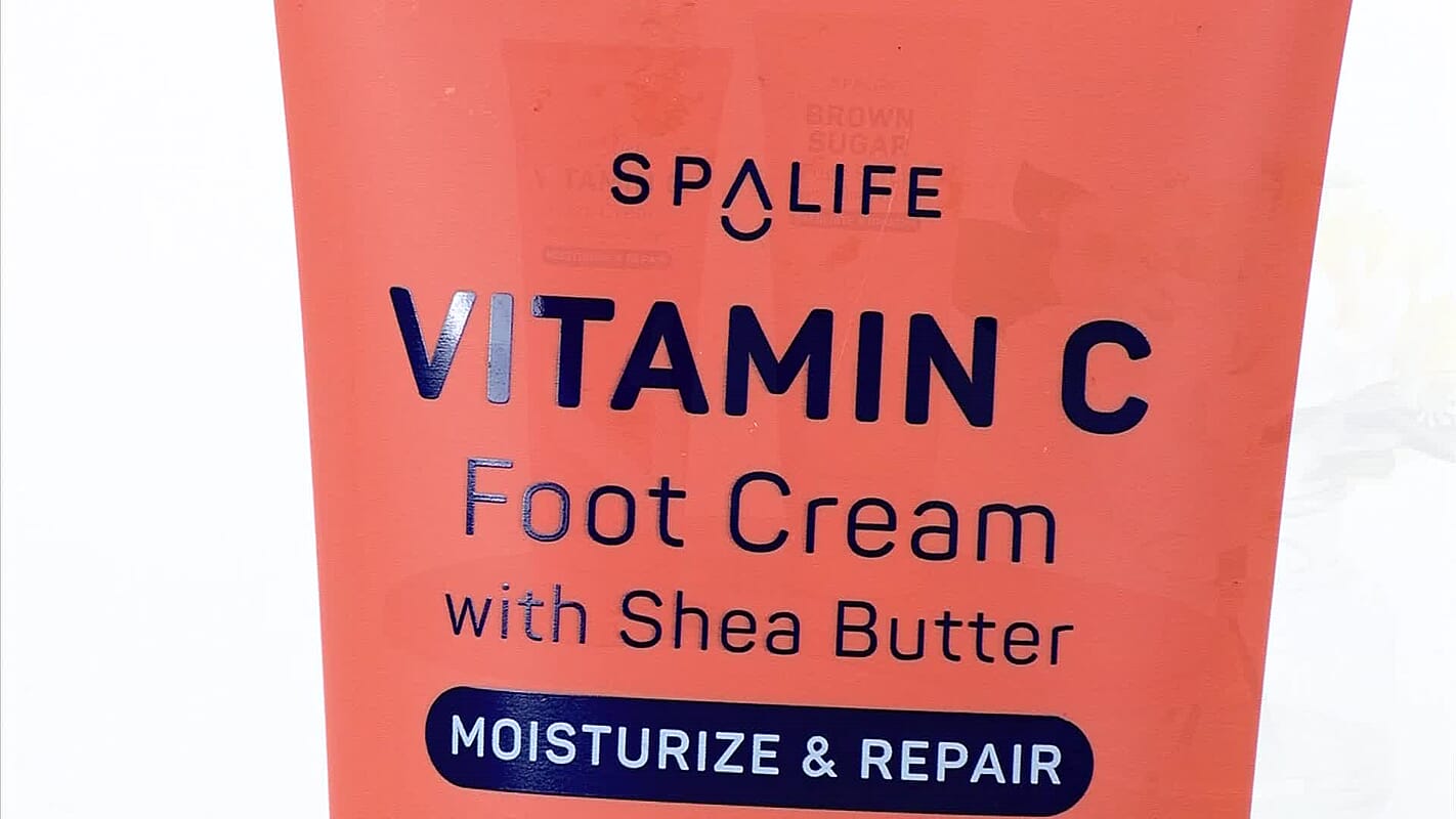 SpaLife Vitamin C Moisturizing Foot Cream & Brown Sugar Scrub - Duo Pack