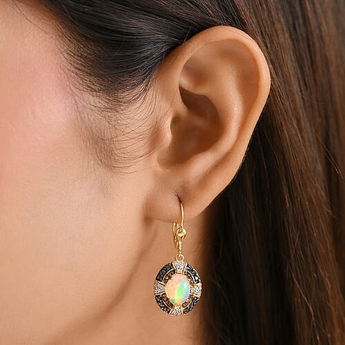 Ethiopian Welo Opal & Ceylon Blue Sapphire - Product card gallery slide 3 (10177947042105)
