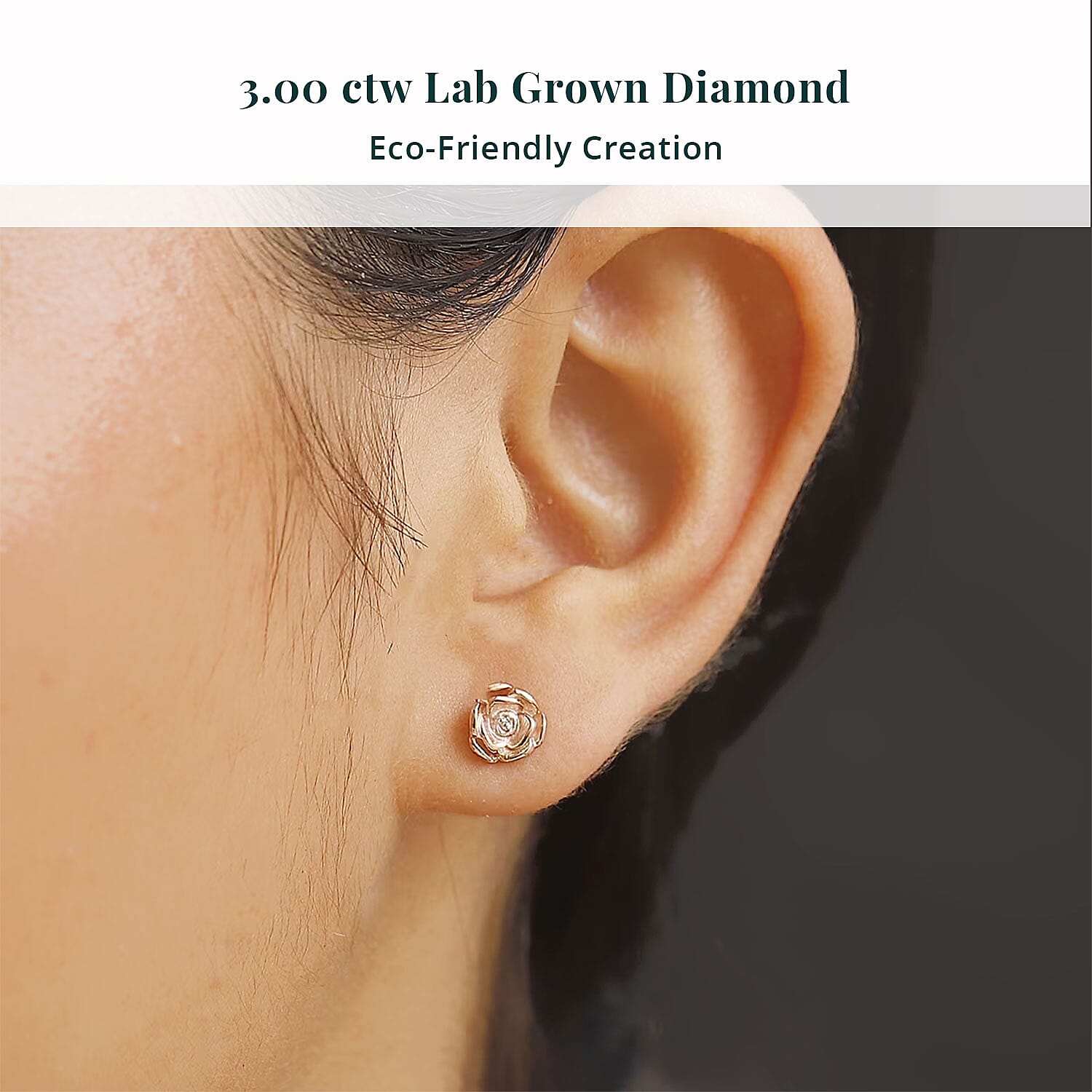 Rose Gold Over Sterling Silver - Product card gallery slide 2 (10177947140409)