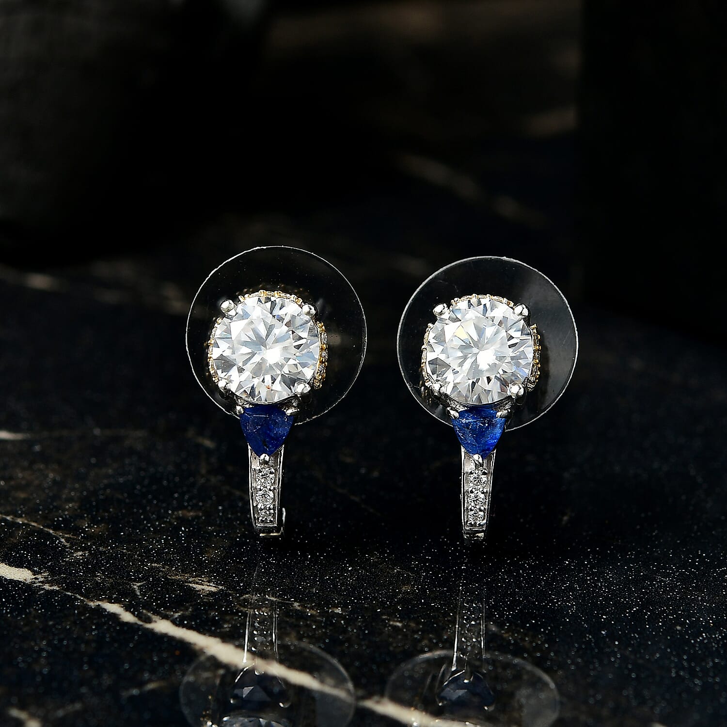 Moissanite & Masoala Sapphire - Product card gallery slide 2 (9432671584511)