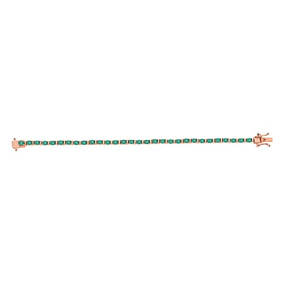 Rose Gold Over Sterling Silver / 8 Inches - Product card gallery slide 4 (10177947533625)